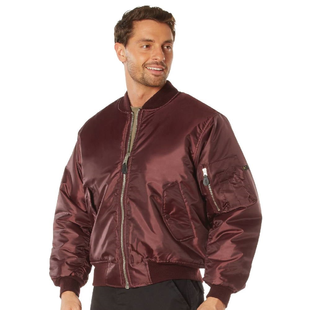 Rothco Maroon MA-1 Flight Jacket 7327