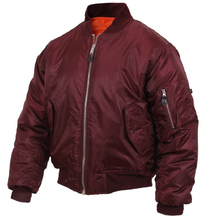 Rothco Maroon MA-1 Flight Jacket 7327