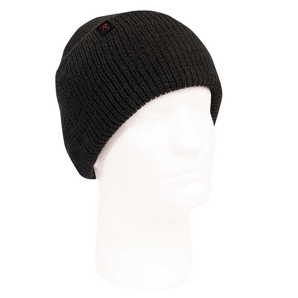 Rothco Black Wool Watch Cap 58381