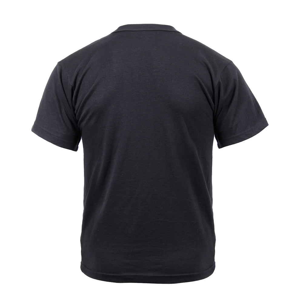 Rothco Black Moisture Wicking T-Shirts - 9590