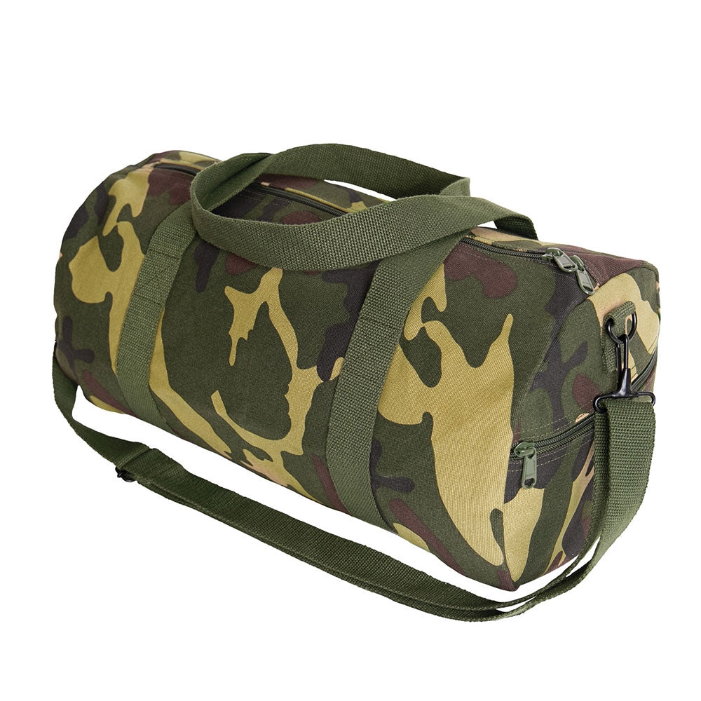 Rothco Woodland Camo Canvas Shoulder Duffle Bag 2211