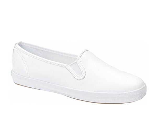 Zig-Zag White Action Leather Slip On Shoes - 7224