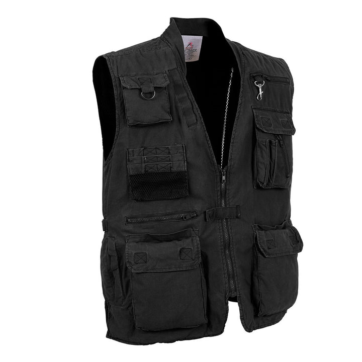Rothco Black Safari Vest - 7575