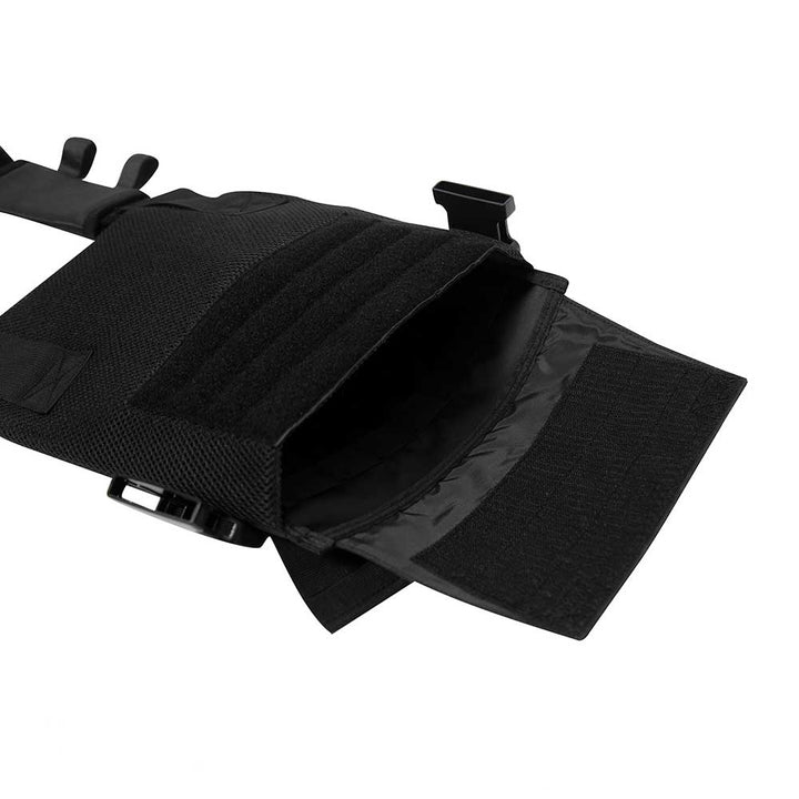 Black Low Profile Oversized  Plate Carrier Vest 55898