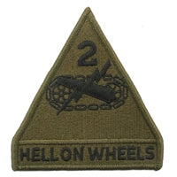US Army 2nd Armored Division Patch PM0698