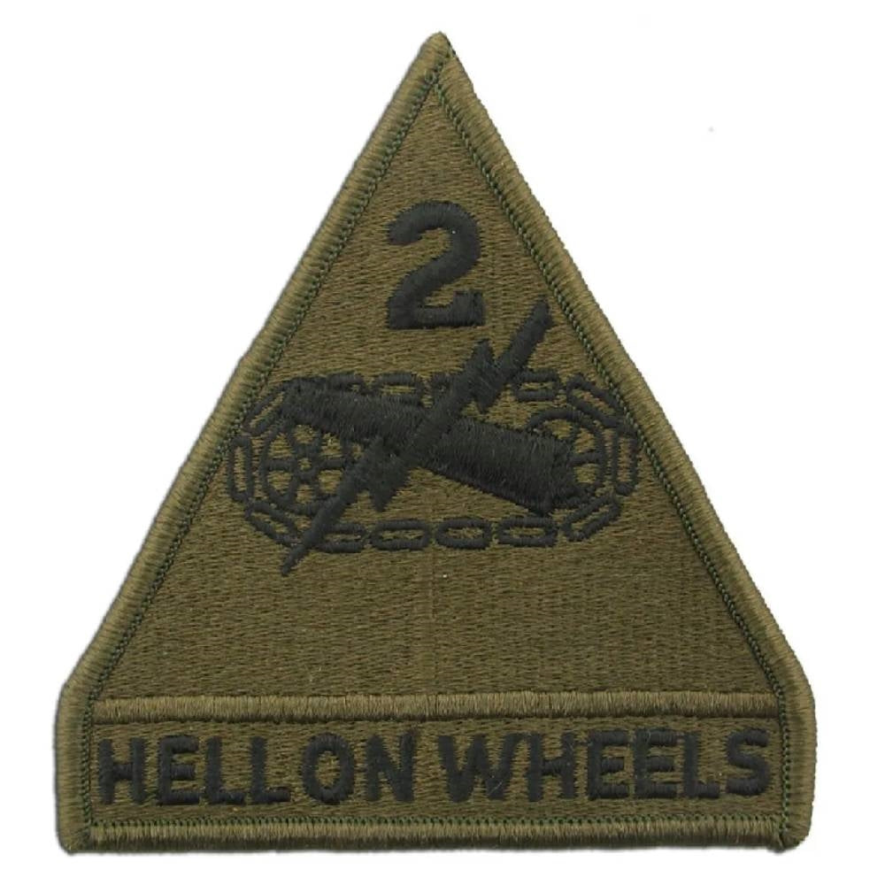 US Army 2nd Armored Division Patch PM0698