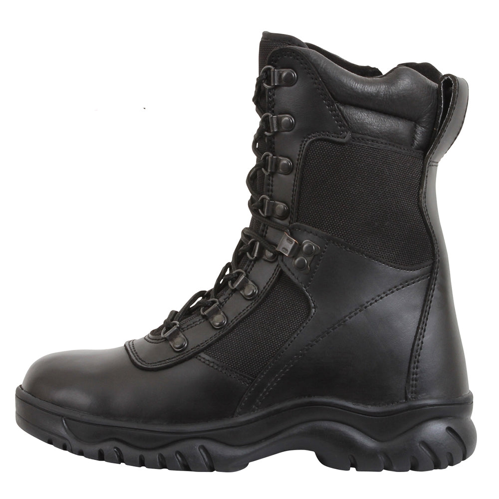 Rothco Black Forced Entry Side Zip Tactical Boots 5053