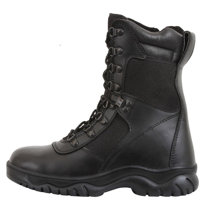 Rothco Black Forced Entry Side Zip Tactical Boots 5053