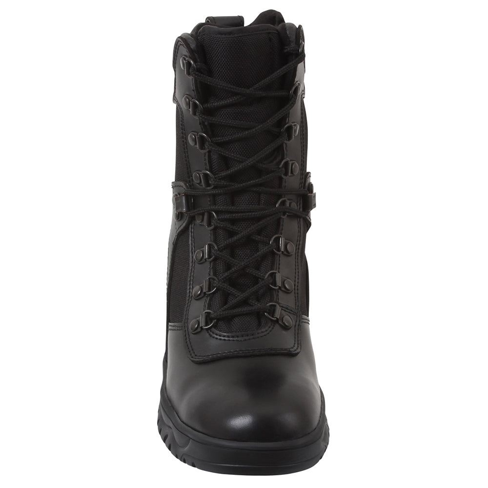 Rothco Black Forced Entry Side Zip Tactical Boots 5053