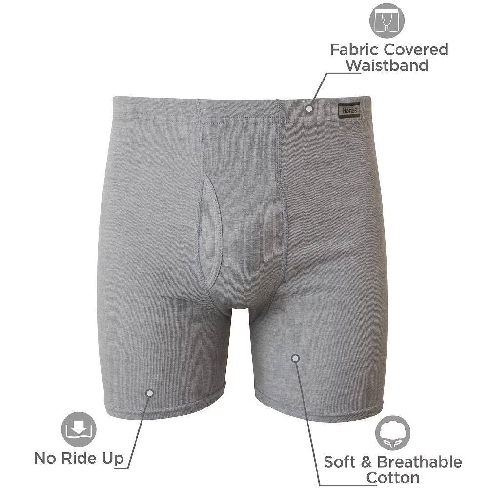 Hanes 2 Pack Color Boxer Briefs  - 7460VT