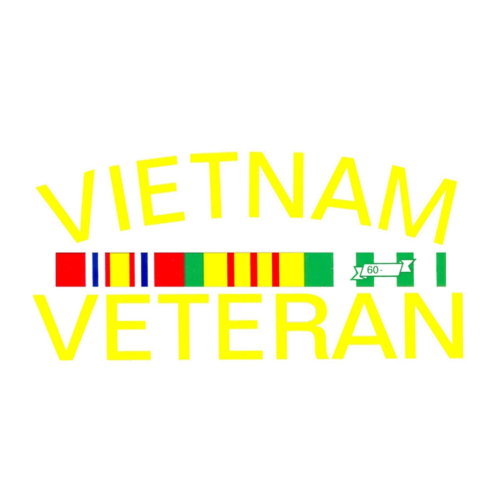 Vietnam Veteran Ribbon Decal D90