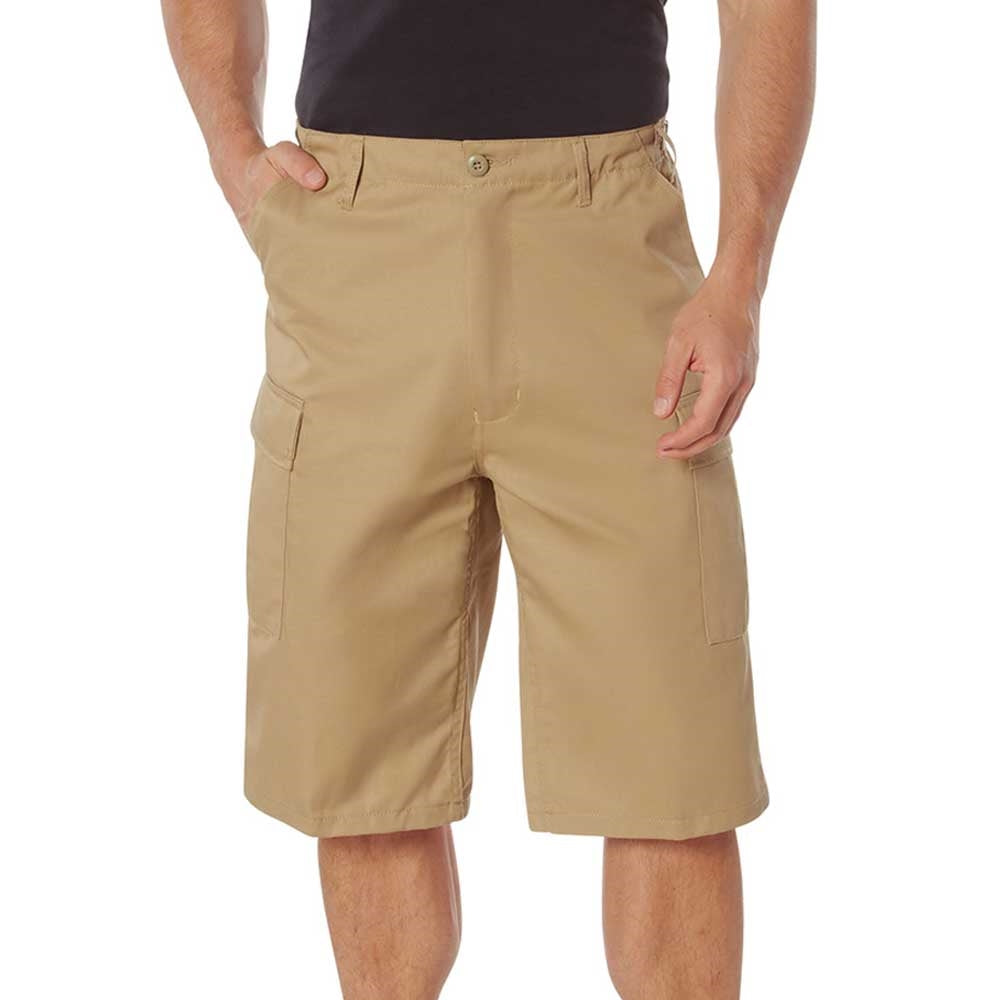 Rothco Khaki Long Length BDU Shorts - 7965