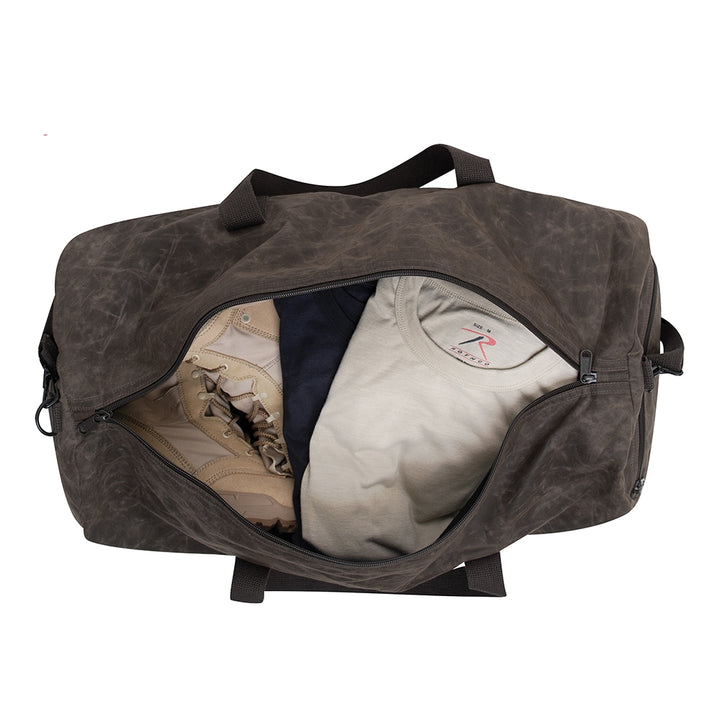 Rothco Waxed Canvas Shoulder Duffle Bag - 2417