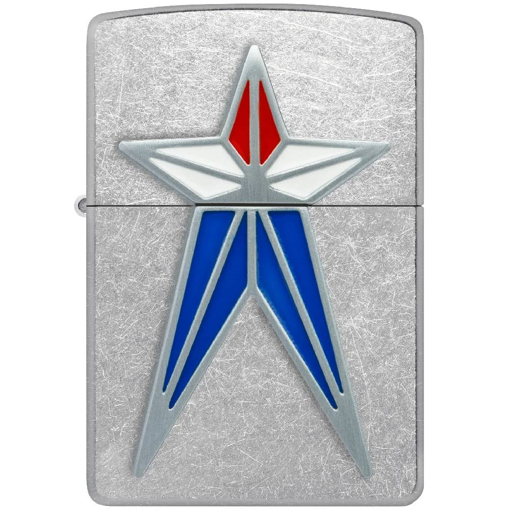 Zippo  Red White N Blue Star Lighter - 48903