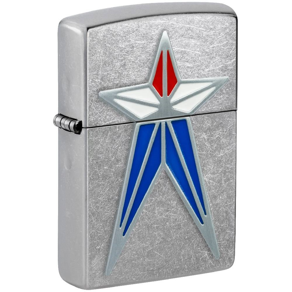 Zippo  Red White N Blue Star Lighter - 48903