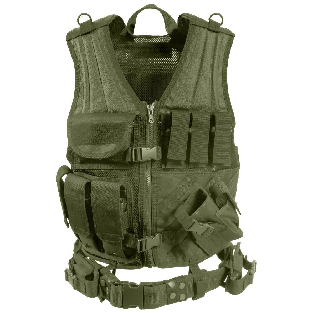 Rothco Olive Drab Tactical Cross Draw Vest 4591