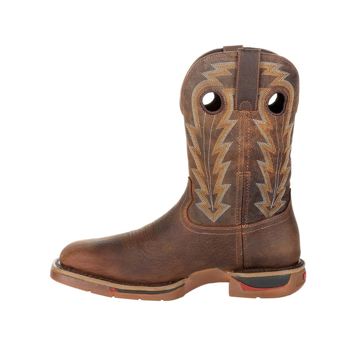 Rocky Long Range Square Composite Toe Waterproof Pull On Western Boot RKW0303
