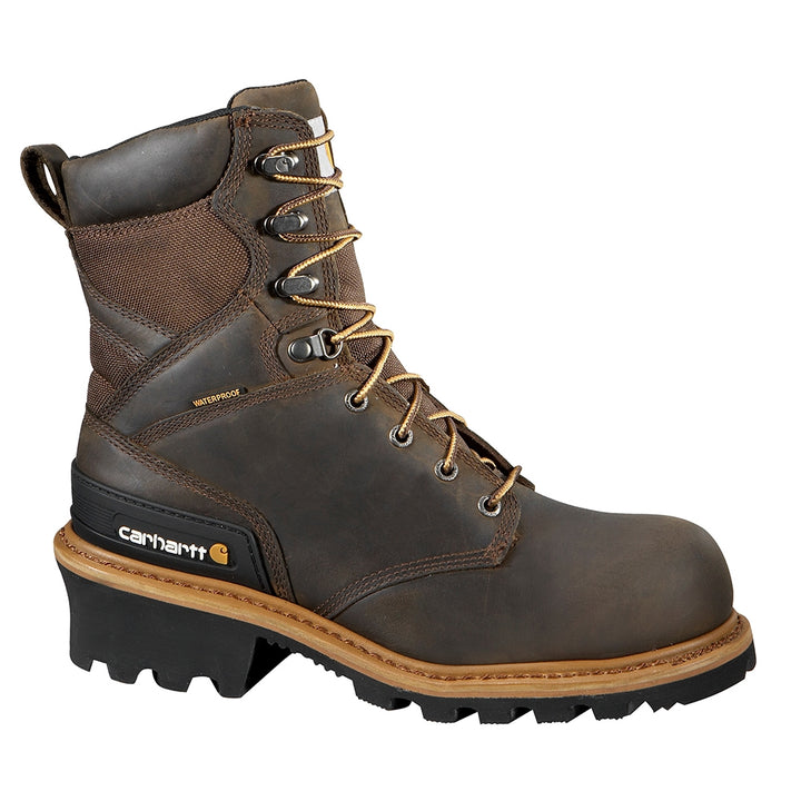 Carhartt Woodworks Composite Toe Waterproof Logger Work Boot CML8360