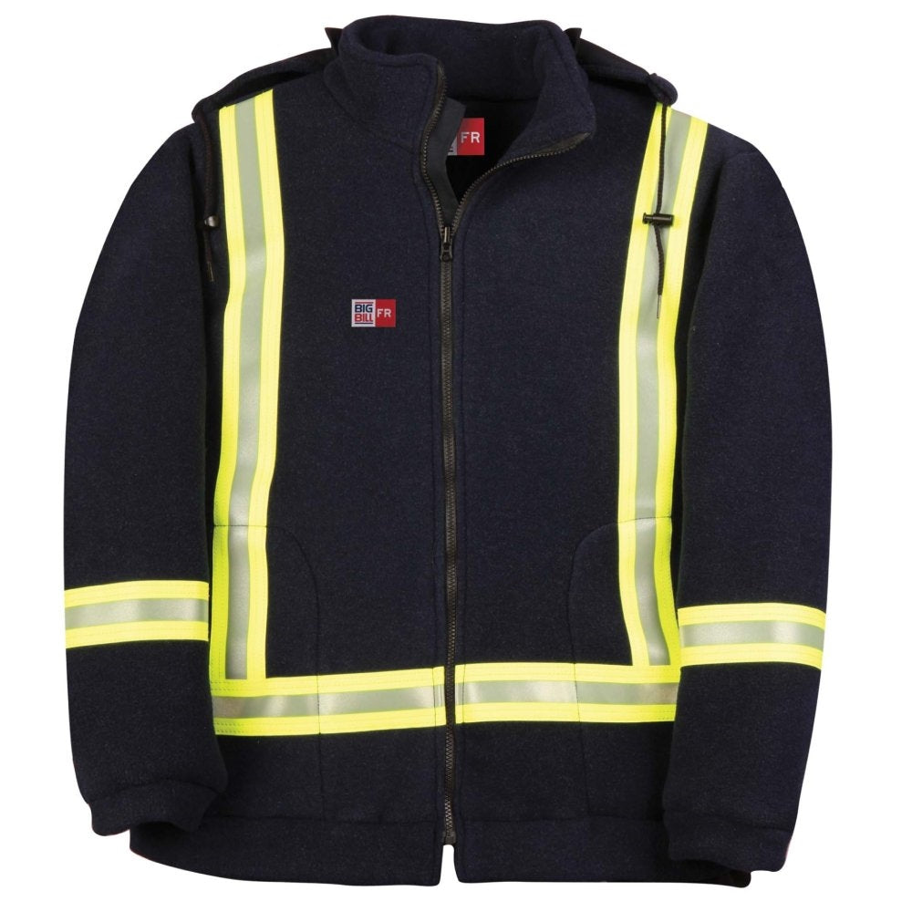 Big Bill Thermal FR Jacket Liner with Reflective Tape BK460NF