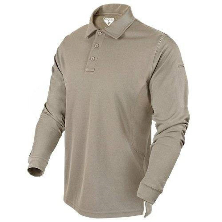 Condor Long Sleeve Tactical Polo 101120 Moisture-Wicking Shirt - Army Navy USA