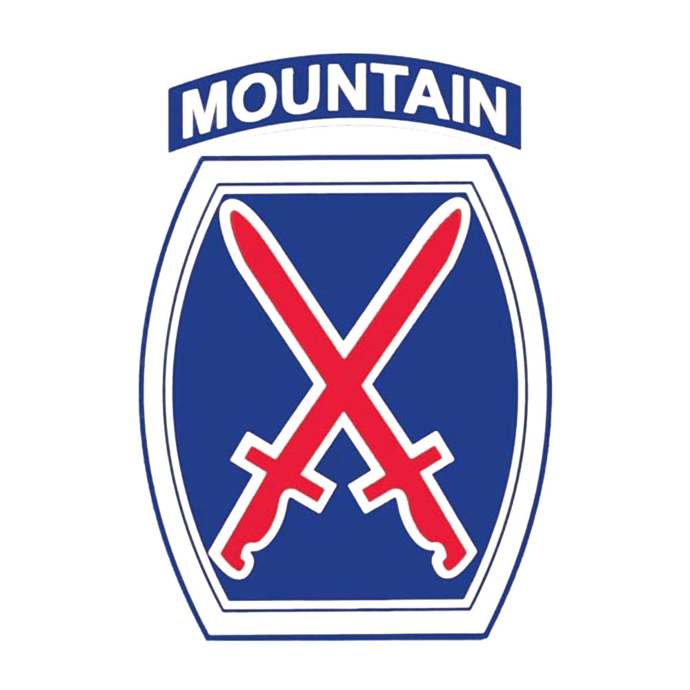 US Army 10th Mountain Division Decal D193-A