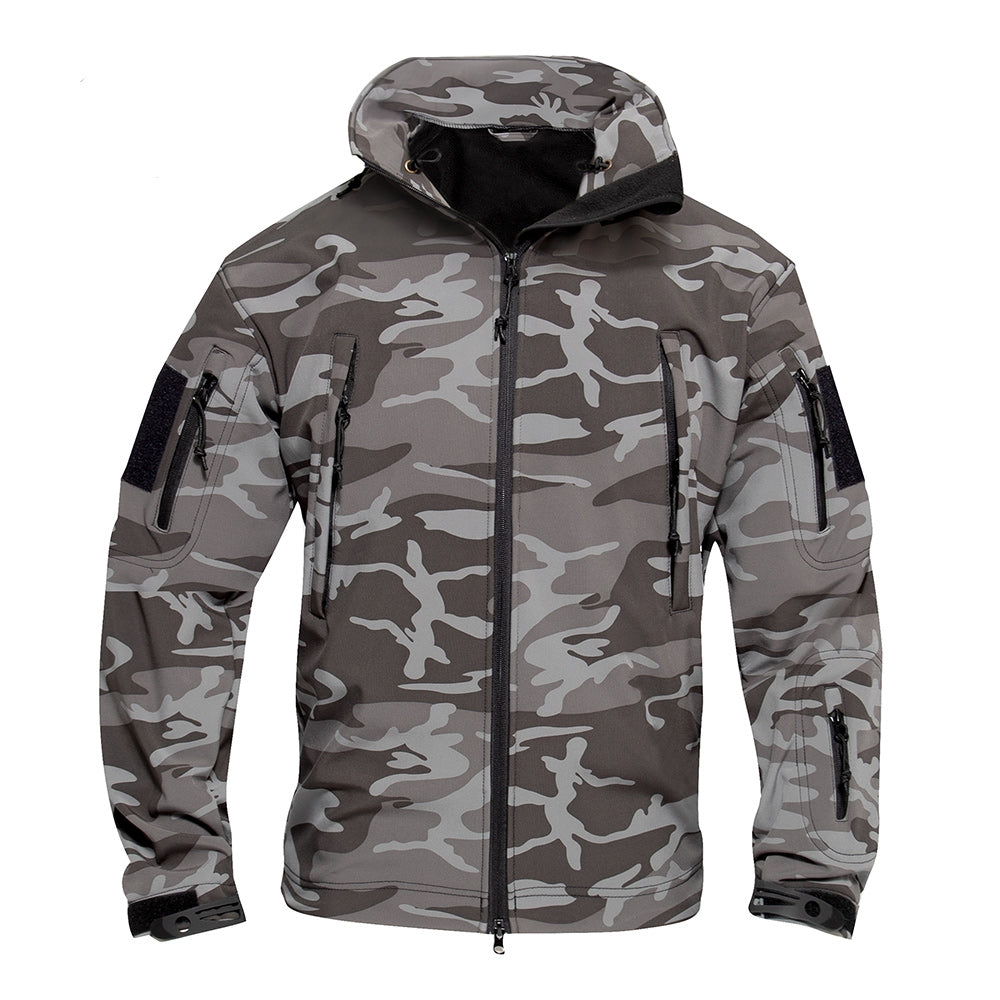 Rothco Black Camo Special Ops Soft Shell Jacket - 97675
