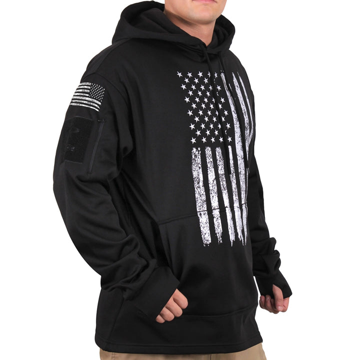 Rothco 3166 US Flag Concealed Carry Hooded Sweatshirt