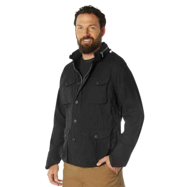 Rothco Black Lightweight Vintage M-65 Jacket - 8751