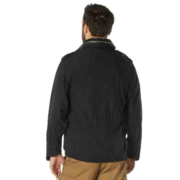 Rothco Black Lightweight Vintage M-65 Jacket - 8751