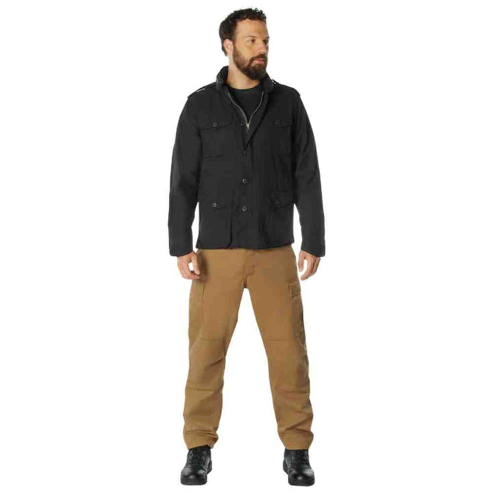 Rothco Black Lightweight Vintage M-65 Jacket - 8751