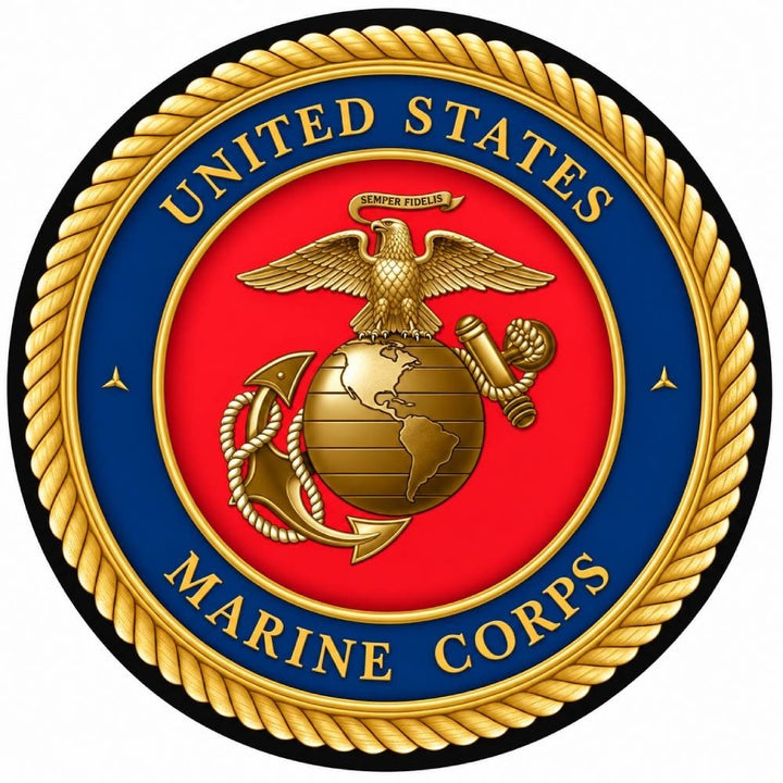US Marine Corps Crest Sticker D272-M