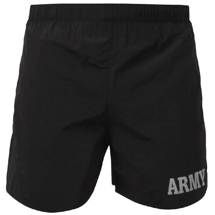 Rothco Black Physical Training  Army Shorts 6021