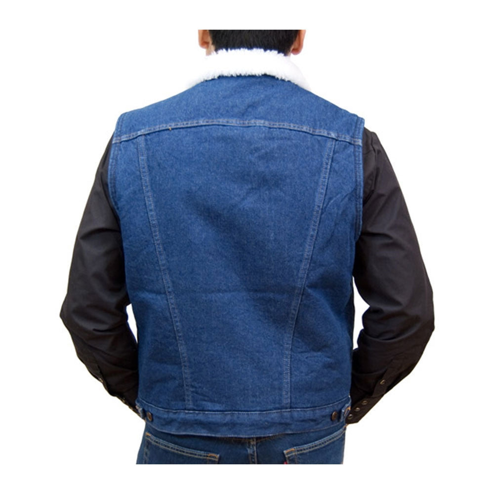 Wrangler Sherpa Lined Denim Vest 74131PW