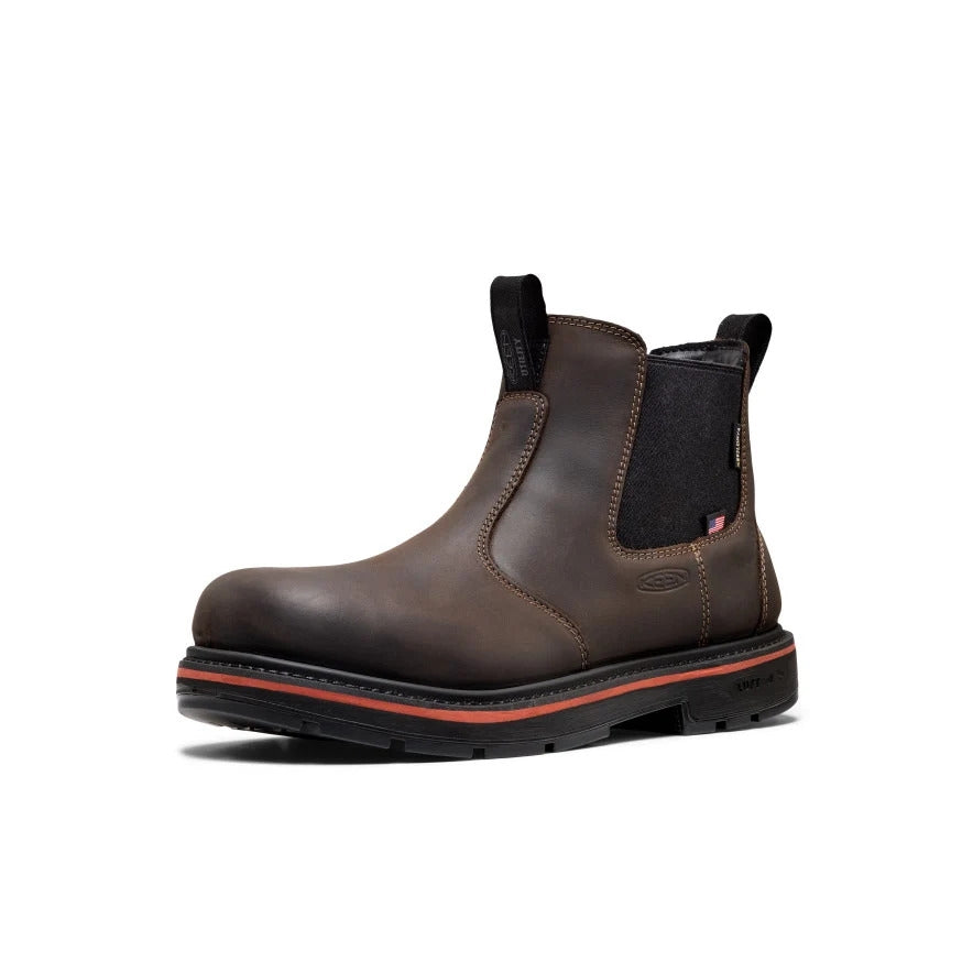 Keen Utility Liberty Chelsea Waterproof 90Â° Heel Carbon Toe Work Boot 1032817