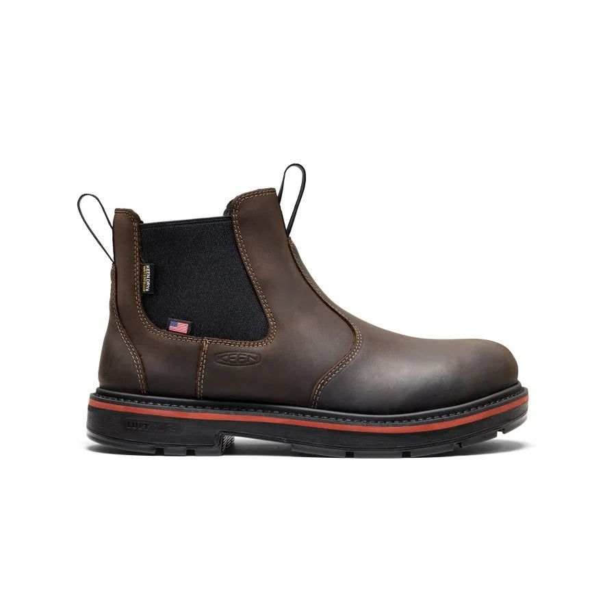 Keen Utility Liberty Chelsea Waterproof 90Â° Heel Carbon Toe Work Boot 1032817
