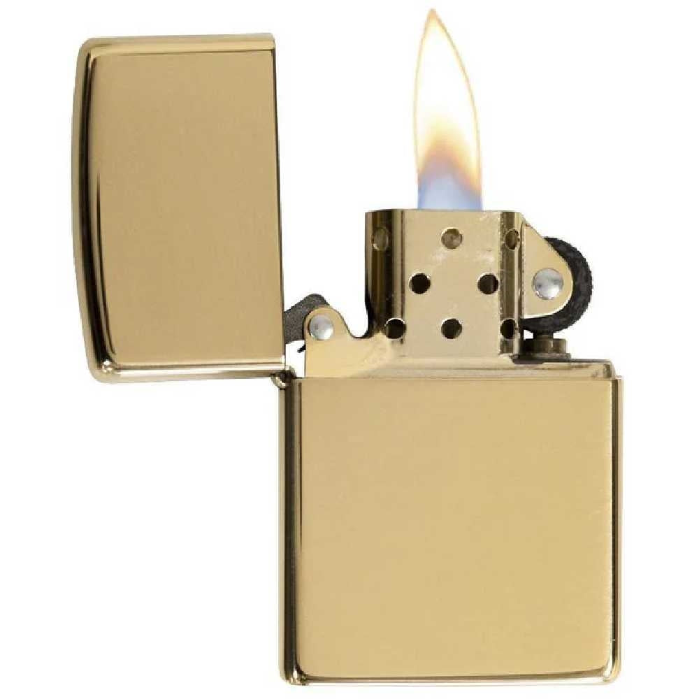 Zippo Classic High Polished Brass Lighter 10790