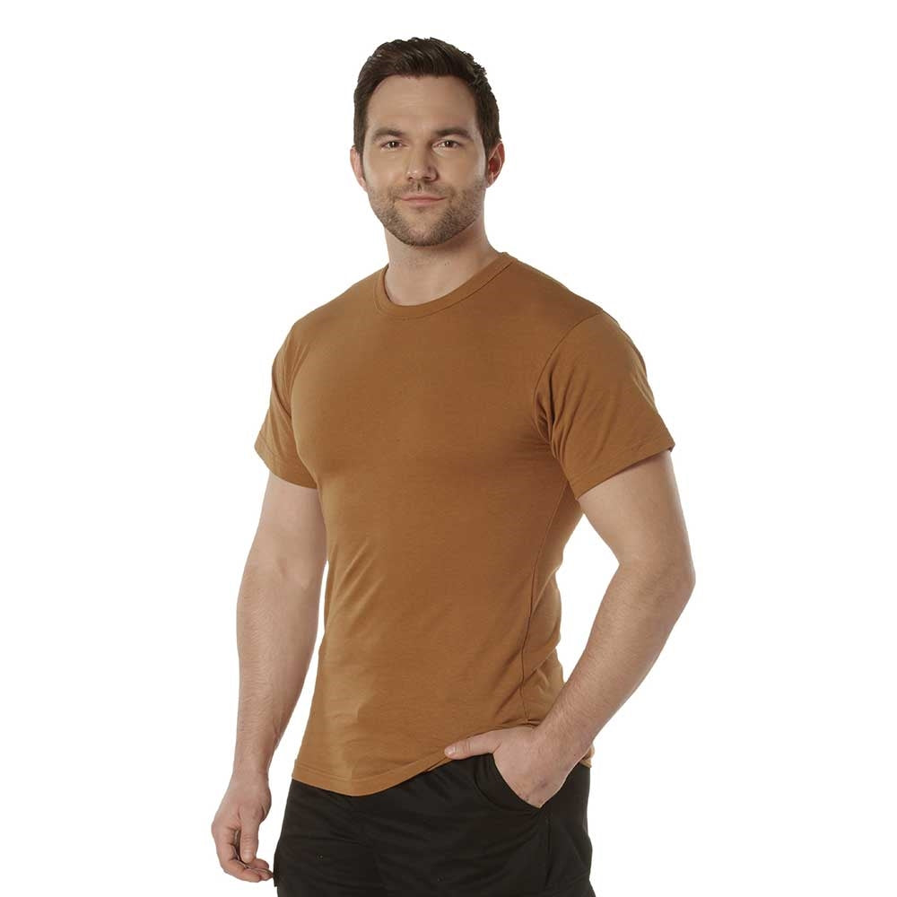 Rothco Solid Work Brown T-Shirt 66695
