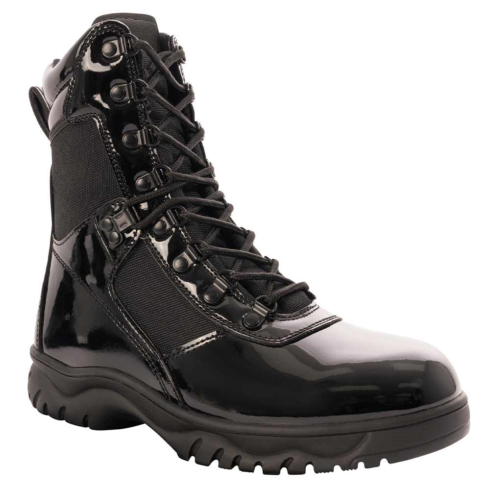 Rothco High-Gloss Tactical Boot with Side Zipper 50530