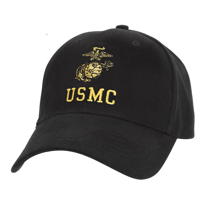 Rothco Black USMC Insignia Cap - 5327