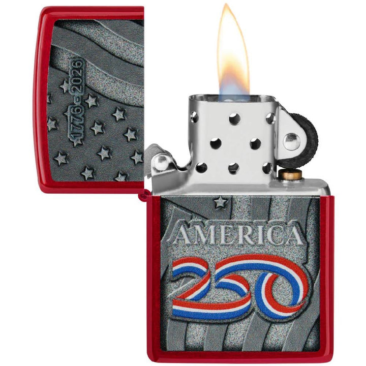 Zippo America250 Stars and Stripes Design - 47290
