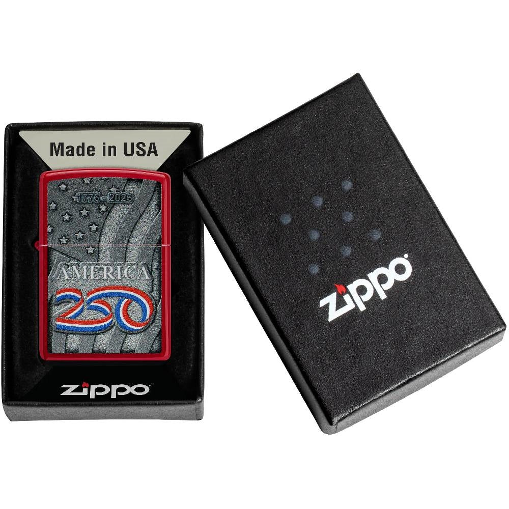 Zippo America250 Stars and Stripes Design - 47290