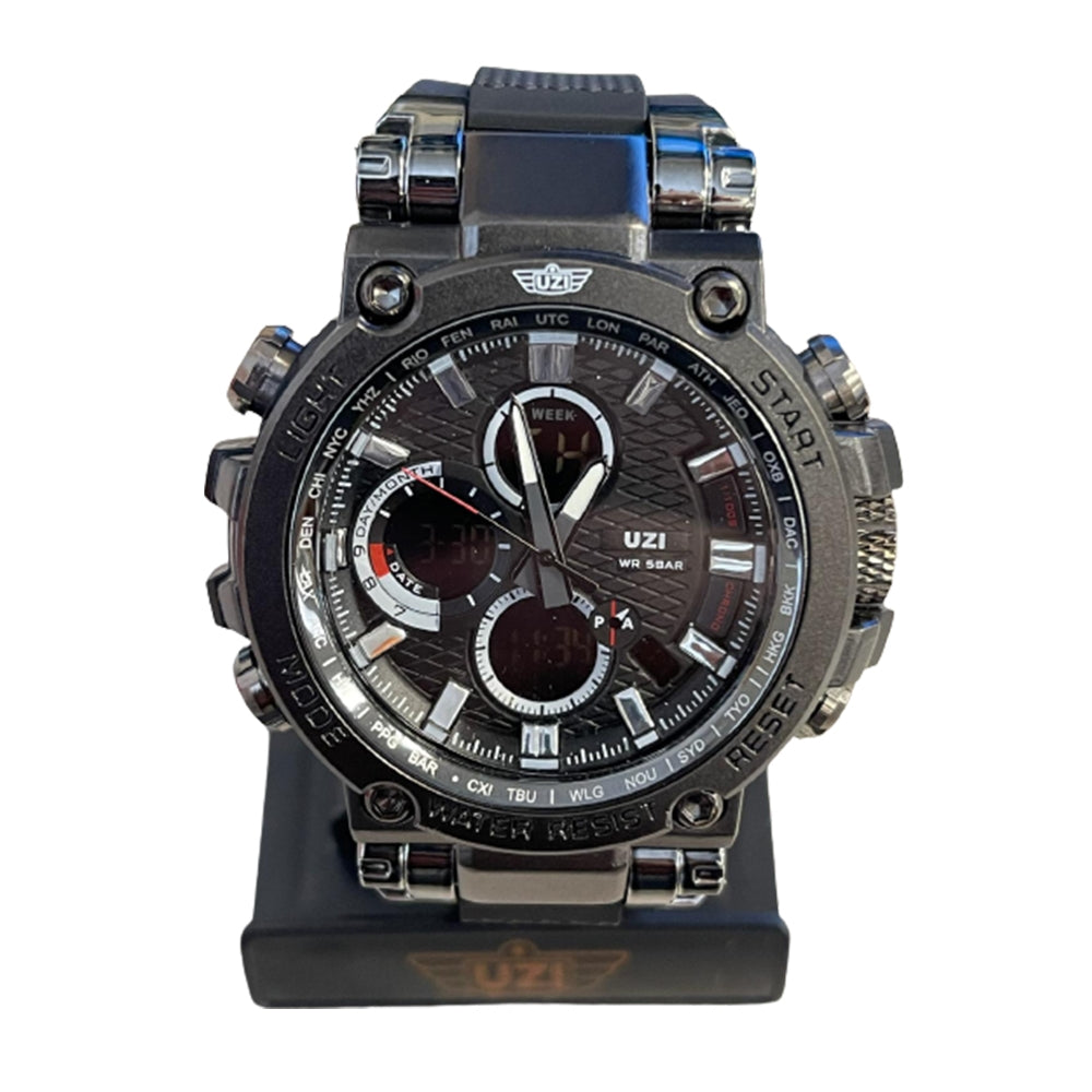 UZI Shock Digital Watch W-1803-BLK
