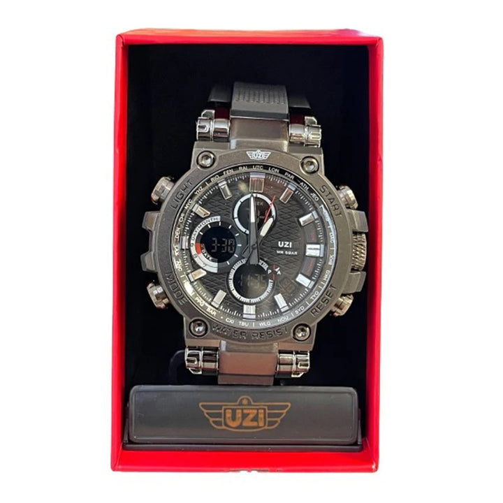 UZI Shock Digital Watch W-1803-BLK
