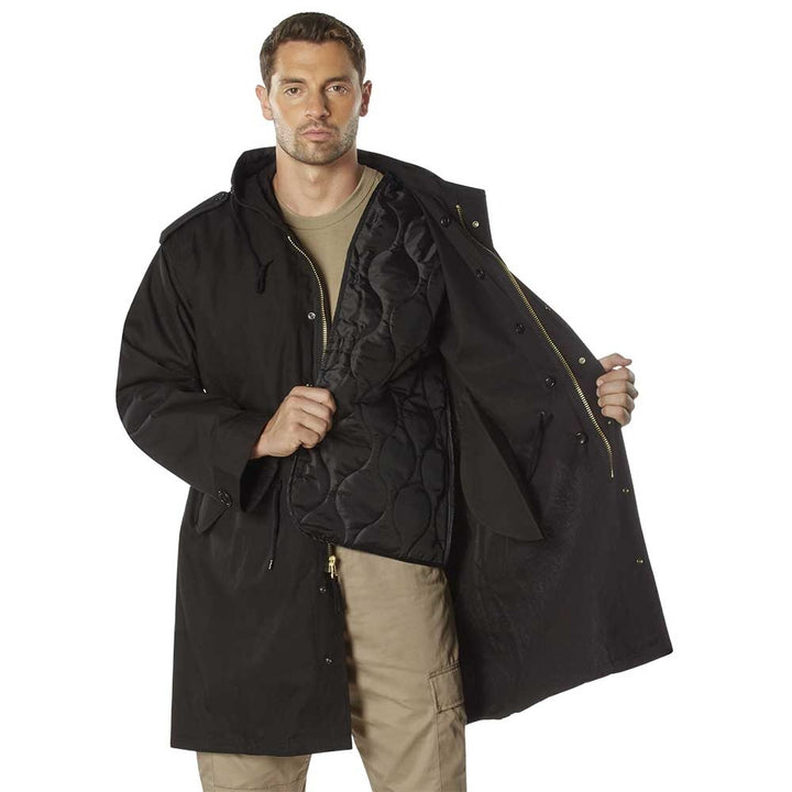 Rothco Black M-51 Fishtail Parka - 9464