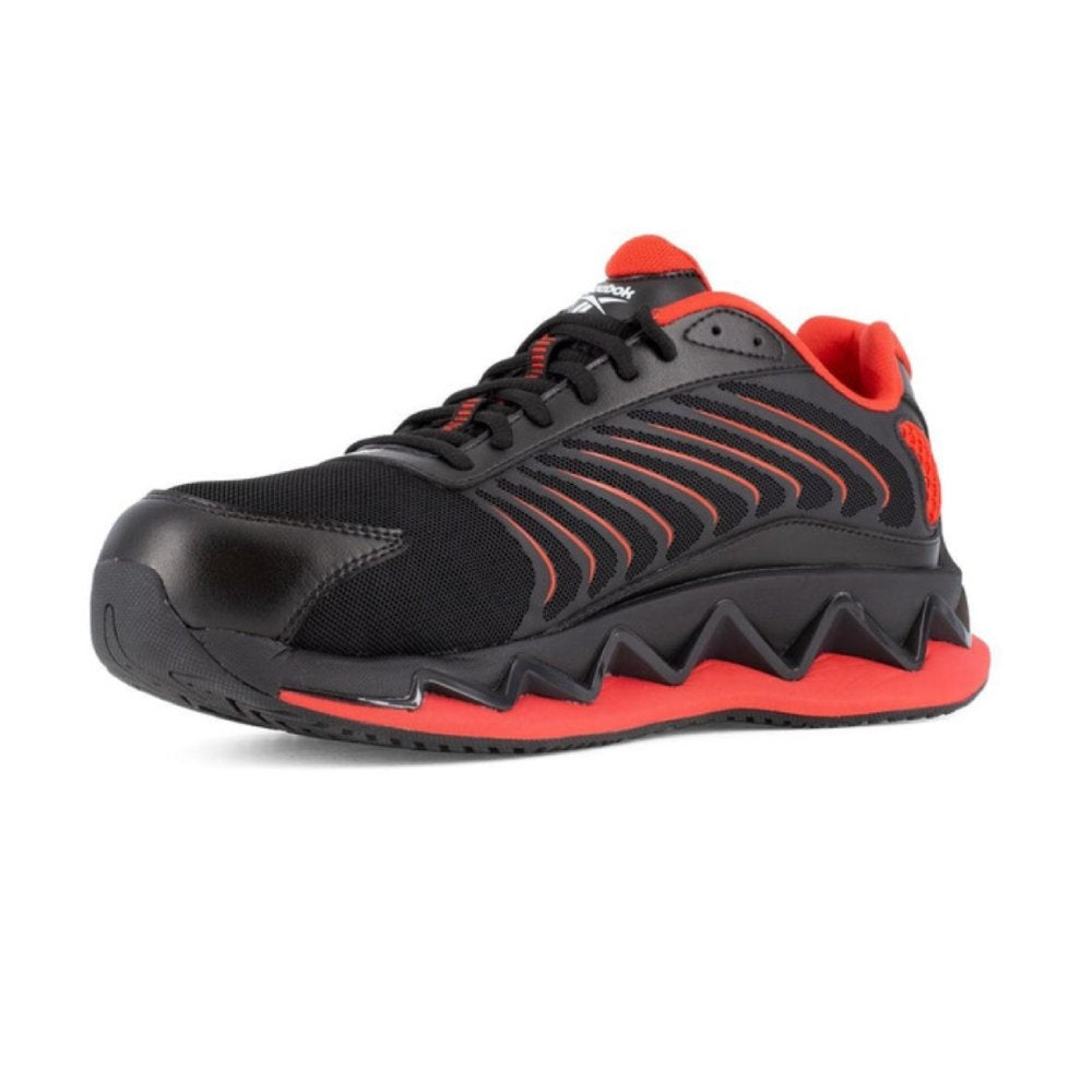 Reebok Zig Elusion Heritage Composite Toe Low Cut Work Sneaker Shoe RB3223