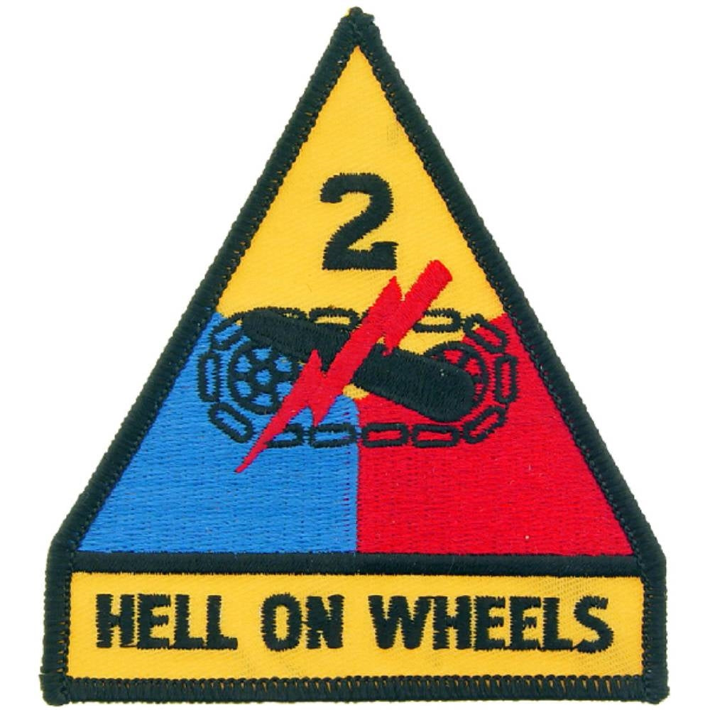 US Army 2nd Armored Division Patch PM0130