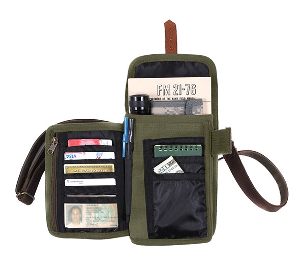 Rothco Olive Drab Canvas Travel Portfolio Bag - 2349