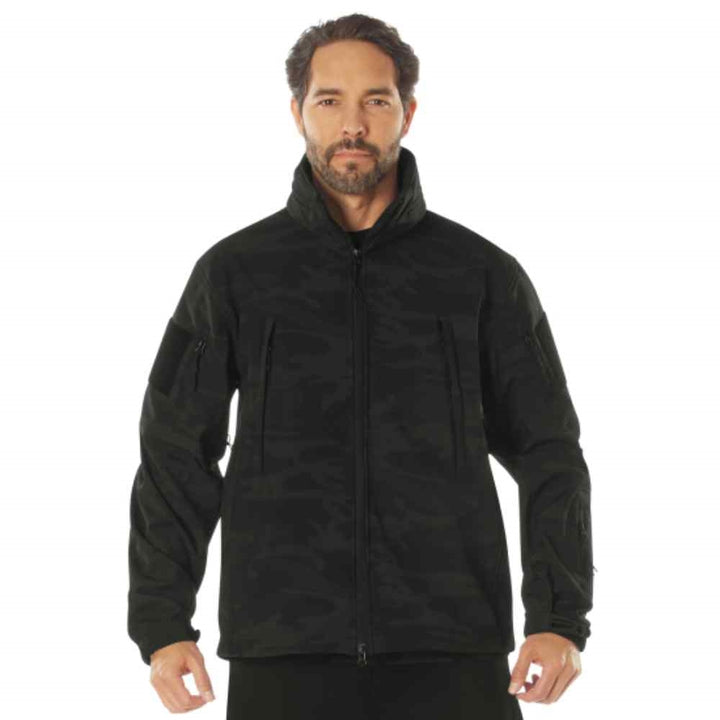 Rothco Midnight Camo Special Ops Soft Shell Jacket 12050