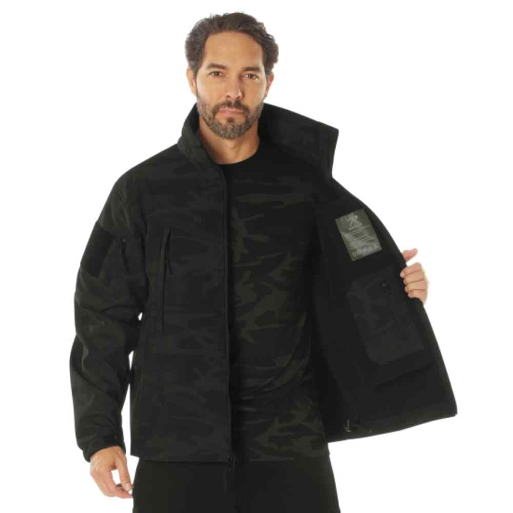 Rothco Midnight Camo Special Ops Soft Shell Jacket 12050
