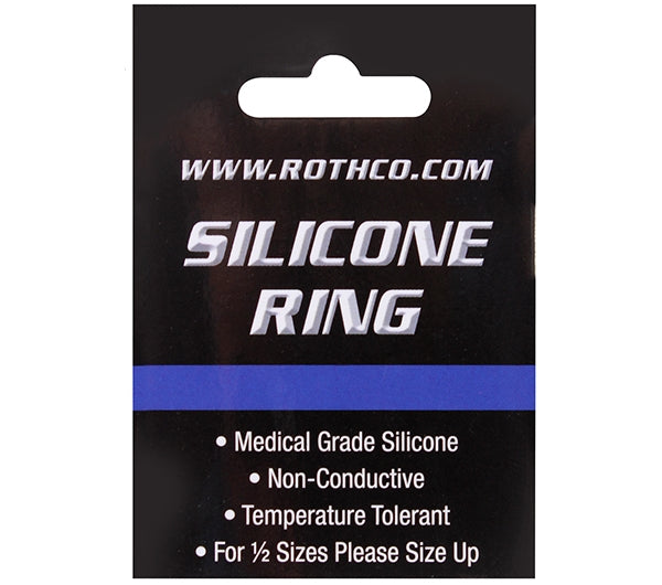 Rothco Black Thin Blue Line Silicone Ring 800